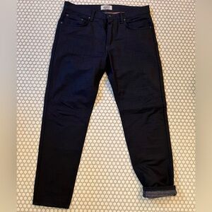 Naked And Famous Black Lined Denim sz36